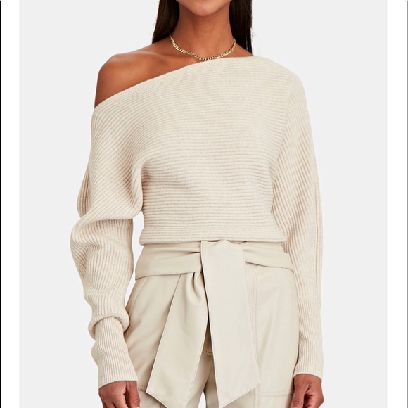 INTERMIX Sweaters - Intermix Jacqueline Off-The-Shoulder Sweater